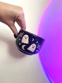 Image 1 of Ghosts Black/Purple Bowl