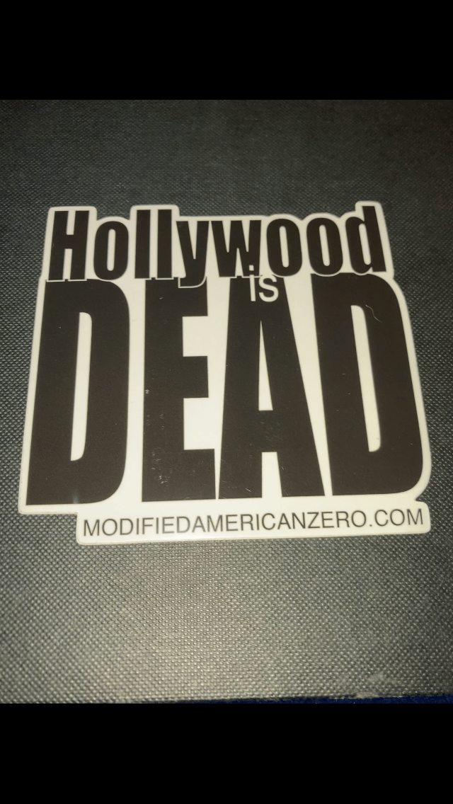 Image of HOLLYWOOD IS DEAD sticker