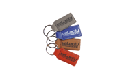 Image 1 of Velocity Leather Keychain 