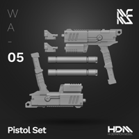 Image 2 of HDM 1/144 Dual Wield Pistol Set [WA-05]