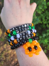 Halloween Beaded Kandi Bracelets