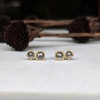Image 2 of Double Rose Cut Studs 4