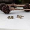 Double Rose Cut Studs 4