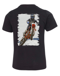 Image 2 of *CUSTOMIZE IT* - MOTOBlood Scrub Logo Tee with Custom Back Print - Youth Tee