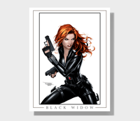 Image of Black Widow - Mini Print