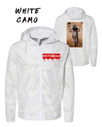 Image 2 of *CUSTOMIZE IT* - Lightweight Windbreaker Full Zip Jacket With Custom Back Print - Adult Jacket