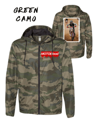 Image 3 of *CUSTOMIZE IT* - Lightweight Windbreaker Full Zip Jacket With Custom Back Print - Adult Jacket