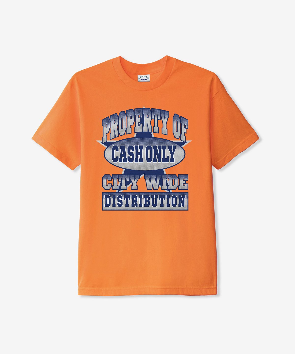 Image of CASH ONLY_CITY WIDE TEE :::ORANGE:::