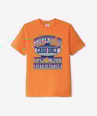 CASH ONLY_CITY WIDE TEE :::ORANGE:::