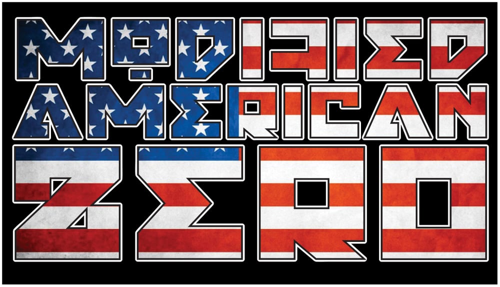 Image of MODIFIED AMERICAN ZERO STICKER