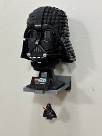 Image 5 of Lego Helmet and (optional) mini fig wall mount 