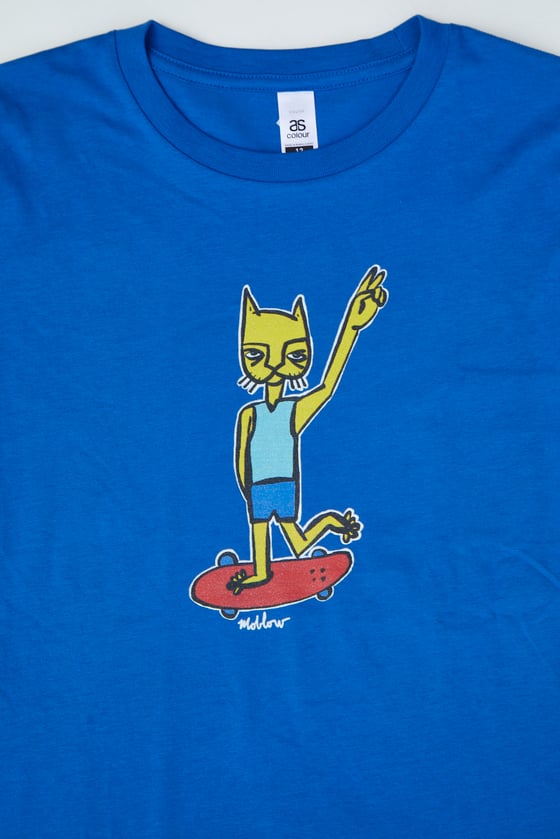 Image of sk8 cat blue youth