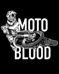 Image 3 of MOTOBLOOD SCRUB DESIGN LIGHTWEIGHT - LADIES HOODIE