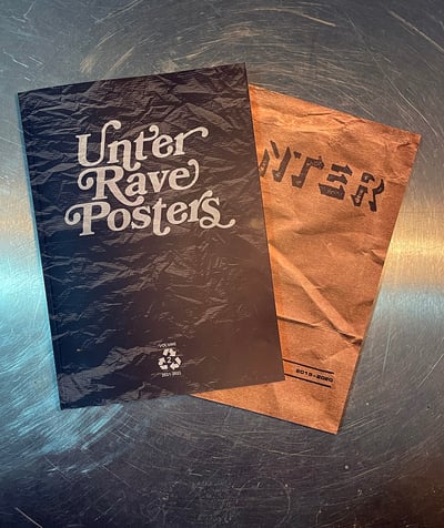 Image of UNTER Rave Posters, Volumes I & II