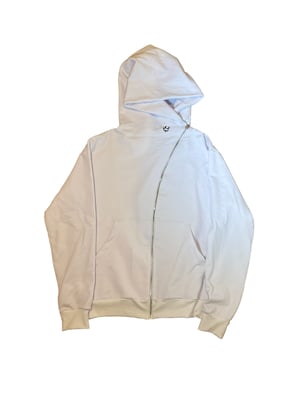 Image of White Masked Zip Up