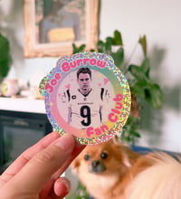 Image 2 of Joe Burrow Fan Club glitter sticker