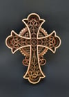 Multi-layered Wood Cross - style SC44
