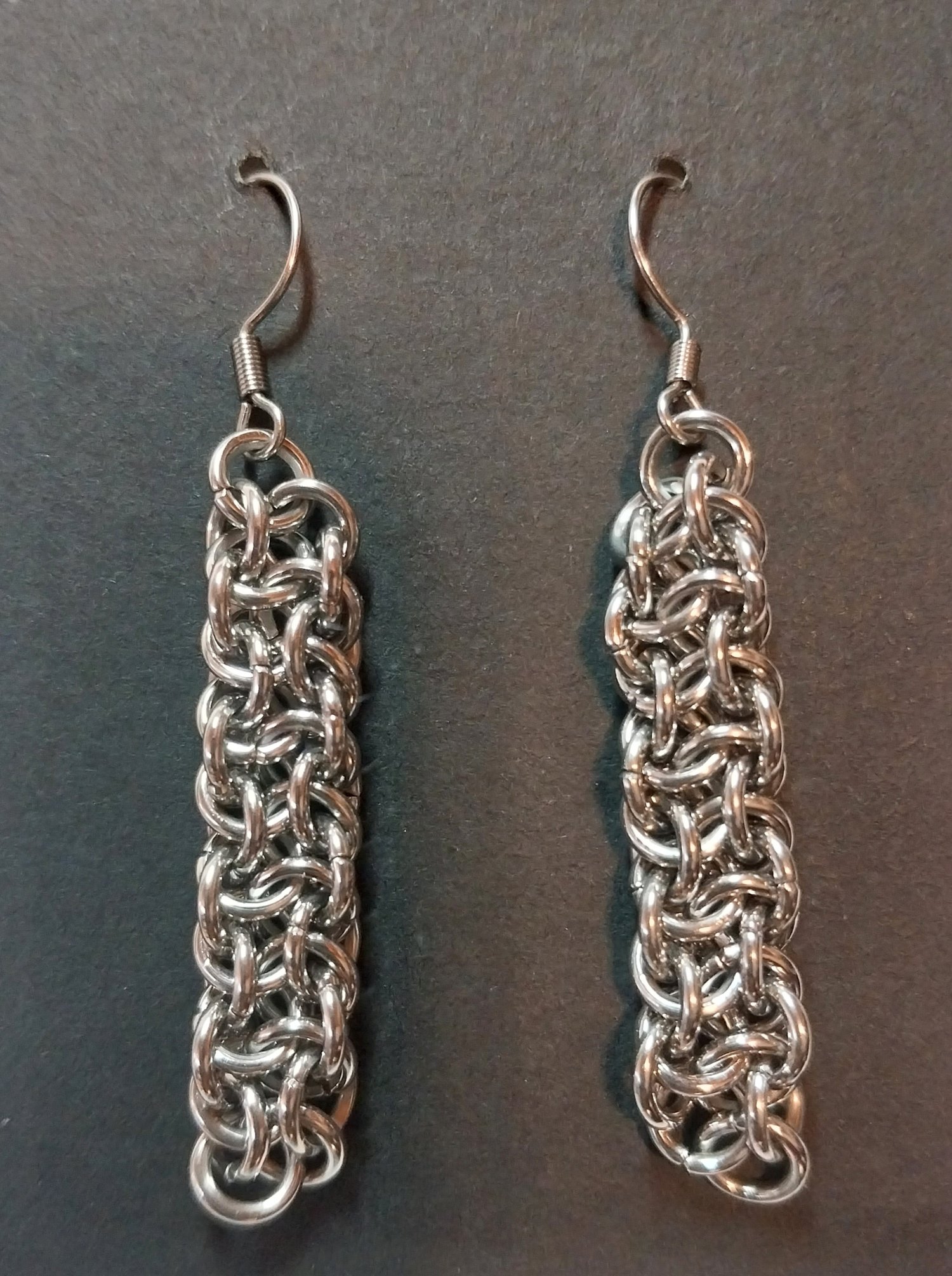 Vipera Berus Chainmaille Earrings