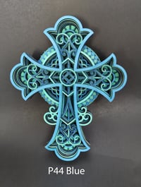 Image 1 of Multi-layered Painted Crosses