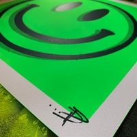 Image 3 of ACID HOUSE CULTURE - NEON GREEN ART PRINT