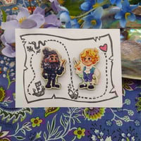 Image 2 of Pirate Pals Wooden Pin Set