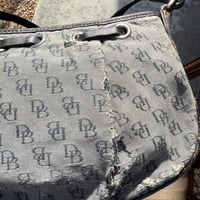 Image 4 of Vintage Dooney & Bourke Trashed Soulder Bag