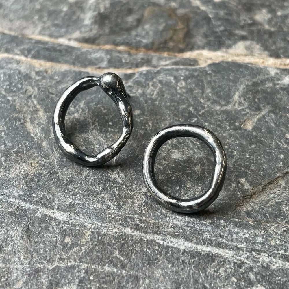 Image of Silver Ring Studs