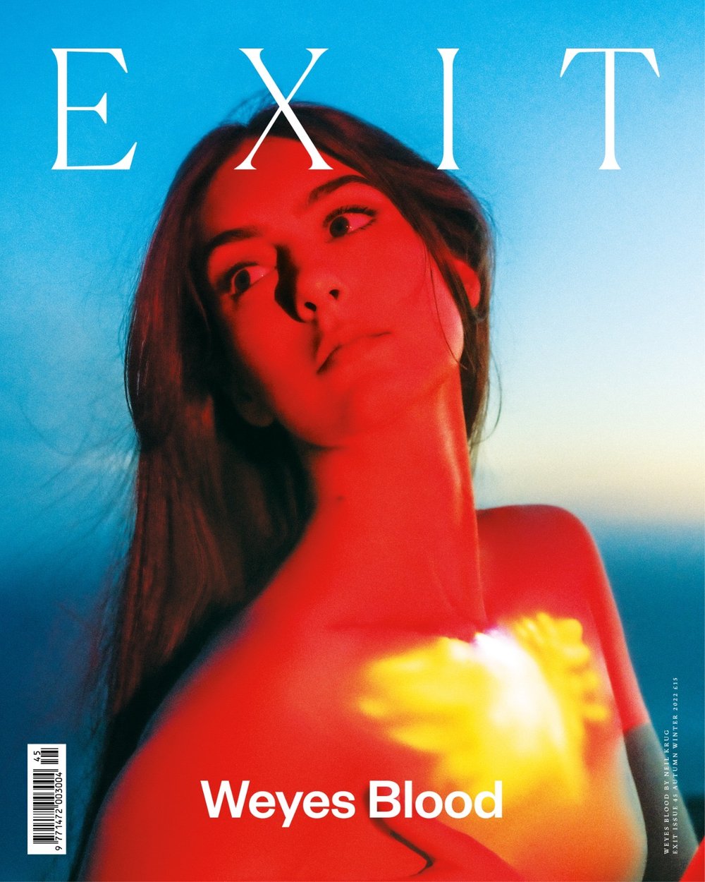 Image of WEYES BLOOD EXIT ISSUE 45 AUTUMN WINTER 2022 COVER TWO LIMITED EDITION ***SOLD OUT***
