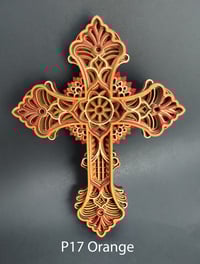 Image 2 of Multi-layered Painted Crosses