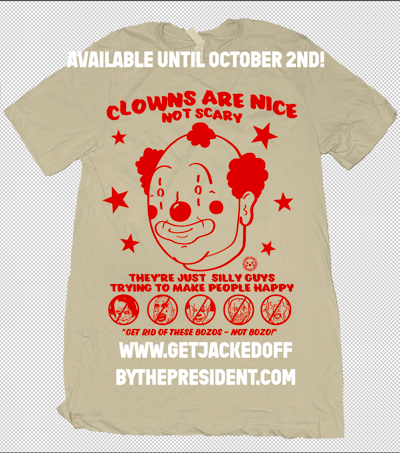 Image of Clowns are nice ( available until October 2nd) - tan