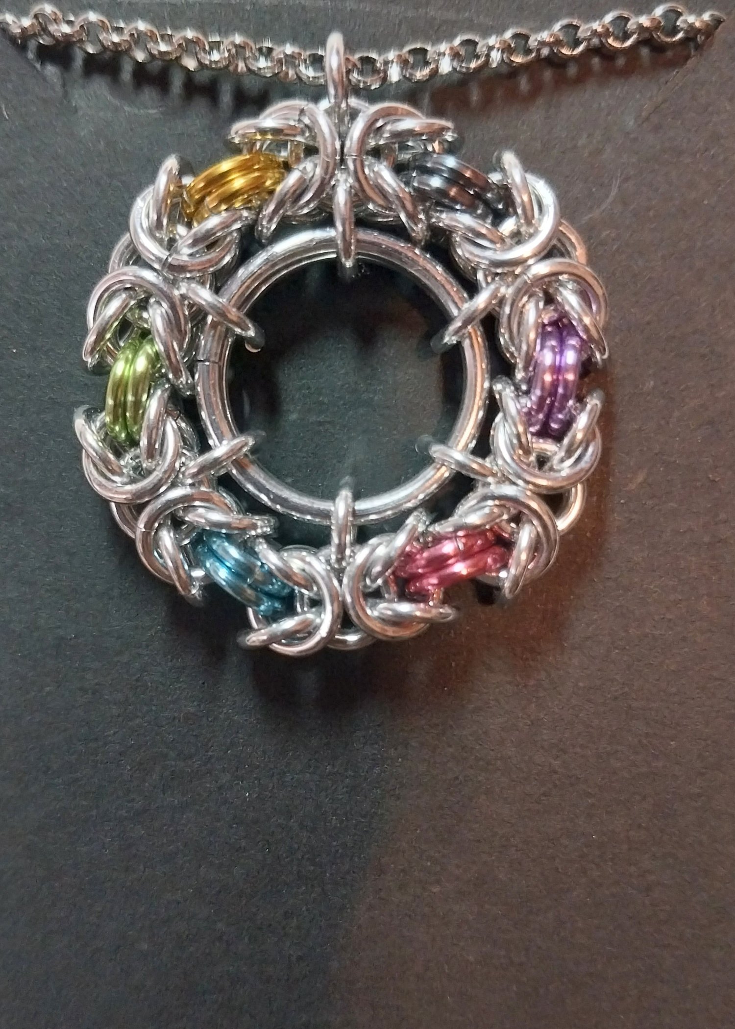 Eternal Byzantine  Chainmaille Necklace 4