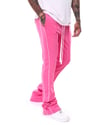 Stacked Track Pants Pink