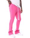 Stacked Track Pants Pink