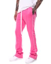 Stacked Track Pants Pink