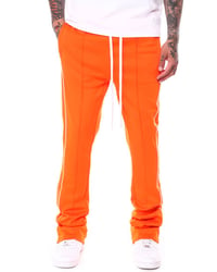 Image 2 of Stacked Track Pants Orange