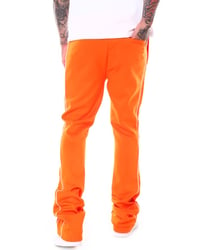 Image 3 of Stacked Track Pants Orange