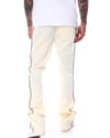 Stacked Track Pants Cream 