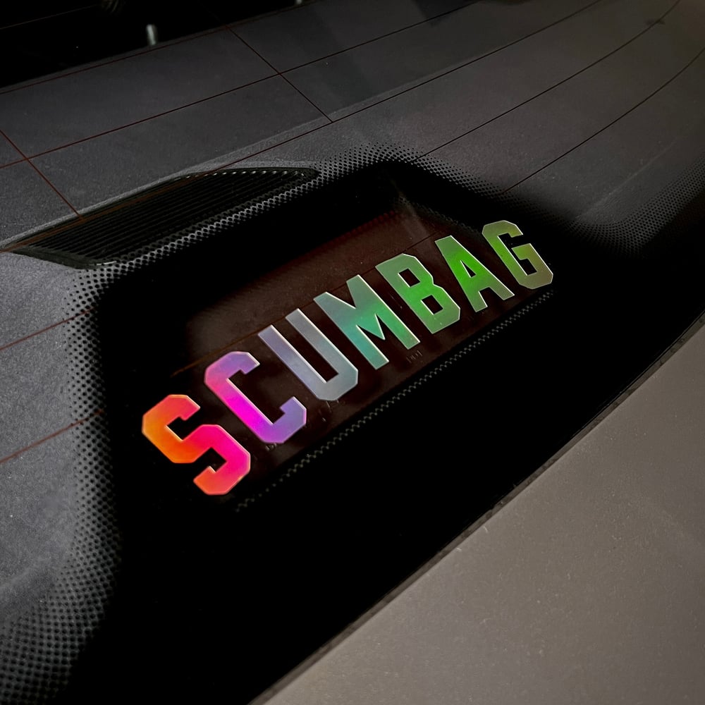 Scumbag decal [sticker]  