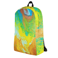 Image 2 of Acrylic Pour Backpacks
