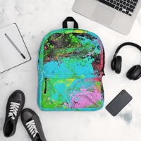 Image 3 of Acrylic Pour Backpacks
