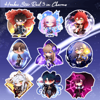 Image 1 of Honkai Star Rail | Chibi | 3 In Charms | Set 1