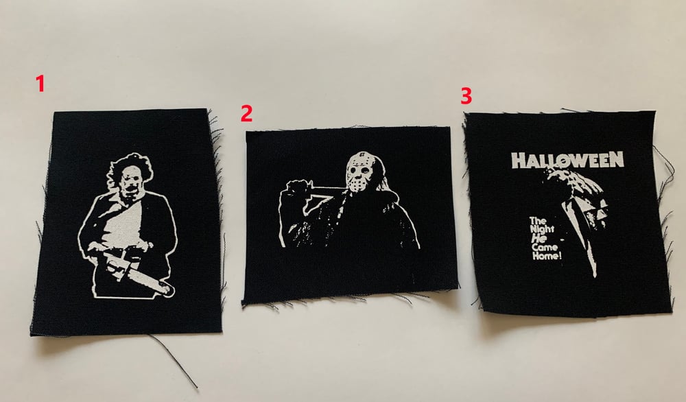 Horror Cloth Patches