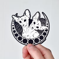 Image 2 of Trouble Vinyl Sticker