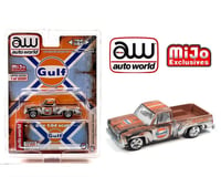 Auto World 1:64 1978 Chevrolet Silverado GULF (Patina Rust) Pickup Truck