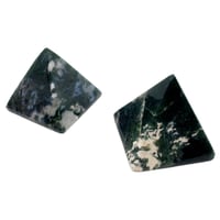 Image 1 of Moss Agate Pyramid