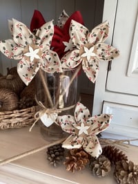 Image 3 of Christmas Handmade Forever Flowers - Large Holly Natural 