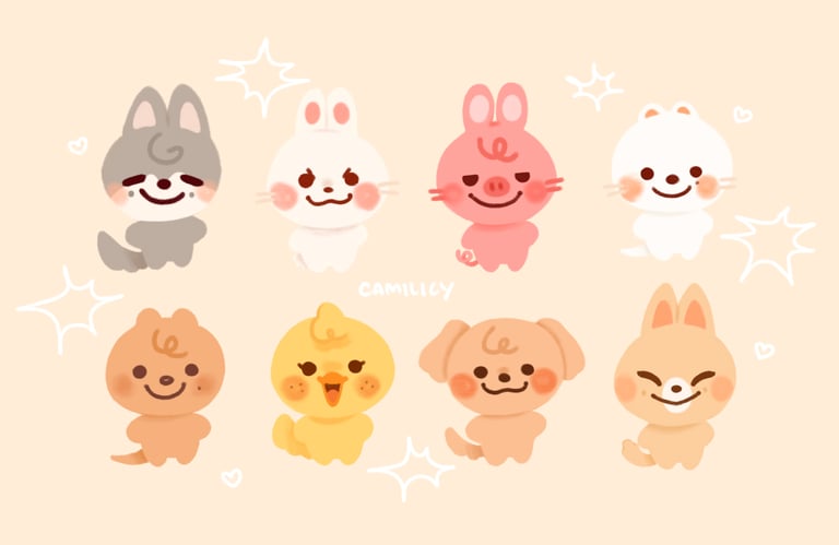 Skzooo 10cm Plushies Image 4