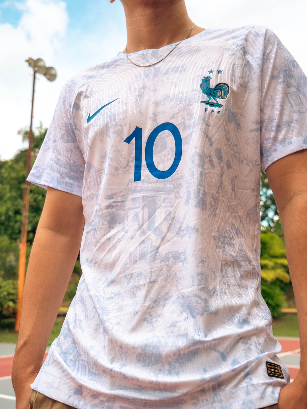 Mbappe #10 France National Team Nike 2022/23 Away jersey
