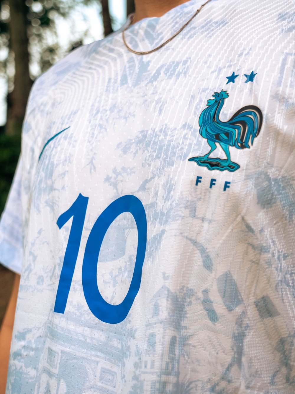 Mbappe #10 France National Team Nike 2022/23 Away jersey