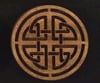 Celtic Shield Wood Coaster - set of 4